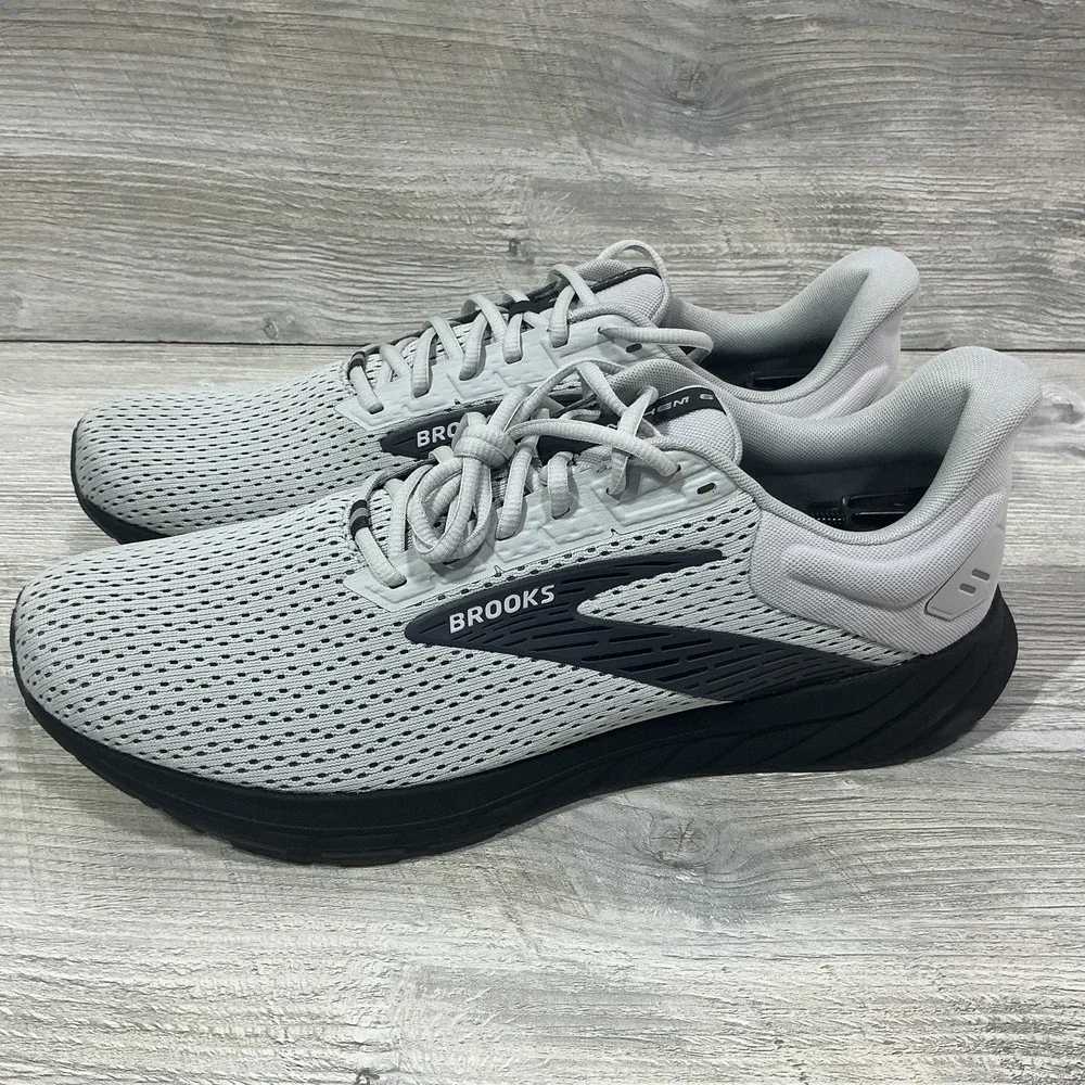 Brooks Anthem 6 Mens Running Shoes Sneakers Grey Black 1104141D085 Size 15 D